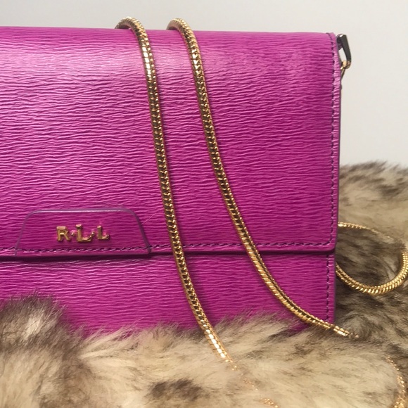 Ralph Lauren Purse with luxurious gold hardware - Picture 2 of 8